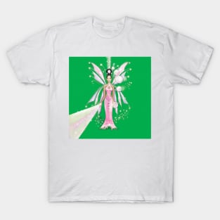 Celesty Healing Angel from the Book Sacred Crystal Pyramid T-Shirt